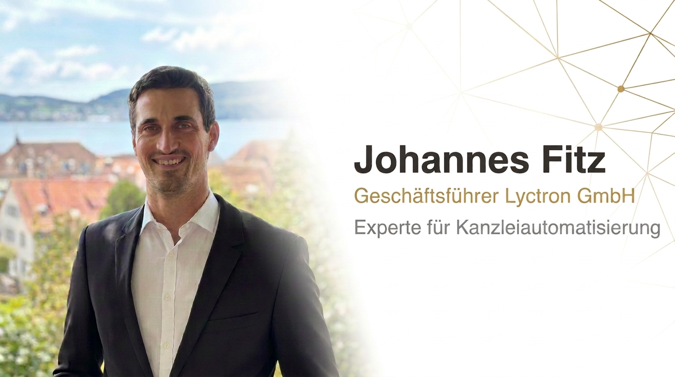Johannes Fitz, Geschäftsführer der Lyctron GmbH
